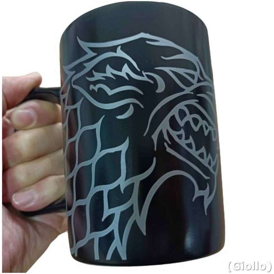 caneca stark (winter is coming): game of thrones (500ml) - zonacriativa