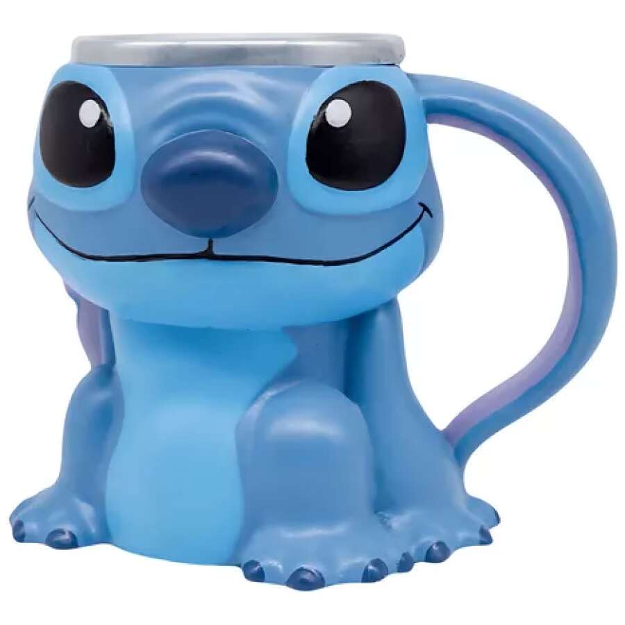 Caneca Lillo Stitch Em Resina 3d Decorativa Coleção